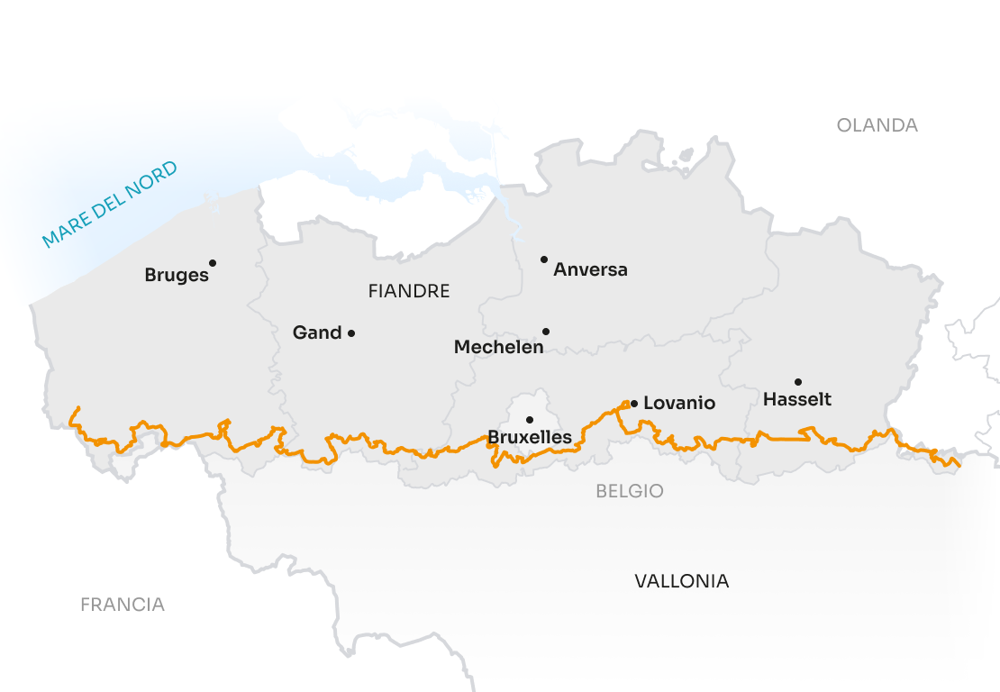 Map Flanders IT Hill Route