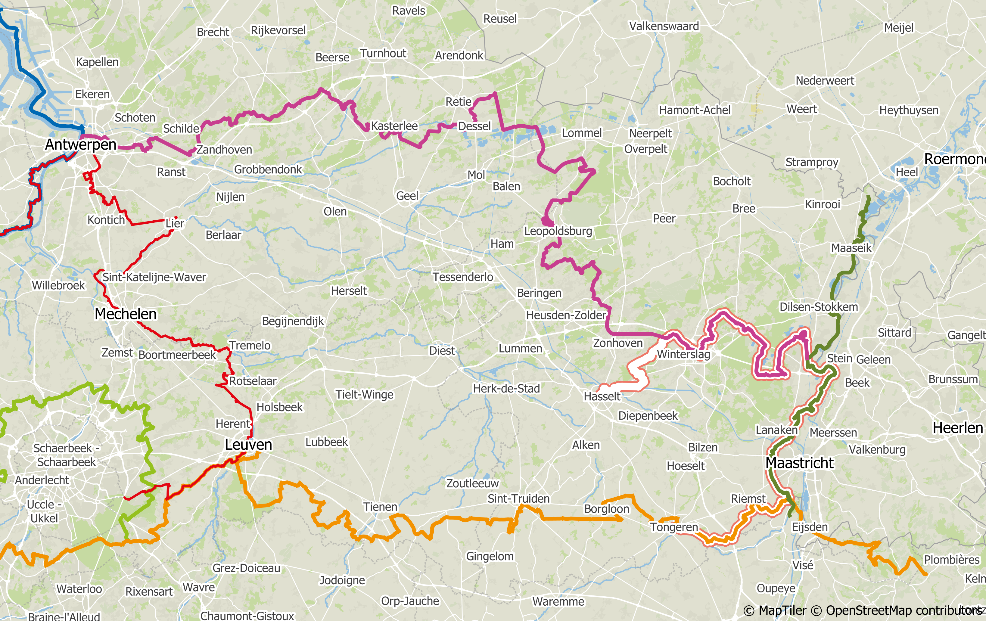 Hasselt - Maasmechelen - Tongeren